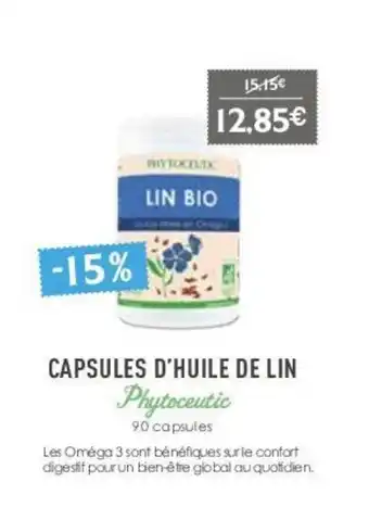 Naturalia Capsules d'huile de lin offre