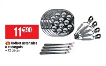 Cora x Carrefour Coffret ustensiles à escargots offre