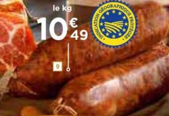 Bi1 Saucisse de morteau igp offre