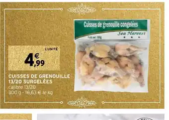 Intermarché Cuisses de Grenouille 13/20 Surgelees offre