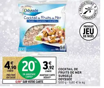 Intermarché Cocktail de Fruits de mer Surgelé odyssée offre