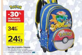 Cartable pikachu carrefour hotsell