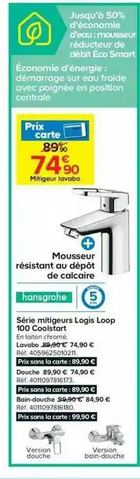 Castorama Mitigeur Lavabo offre