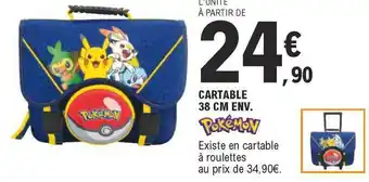 E.Leclerc Cartable 38 Cm Env. Pokémon offre