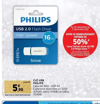 Cle USB Philips