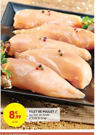 Intermarché Filet de Poulet offre