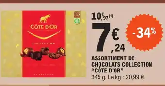 E.Leclerc Assortiment de Chocolats Collection Cote d'Or offre