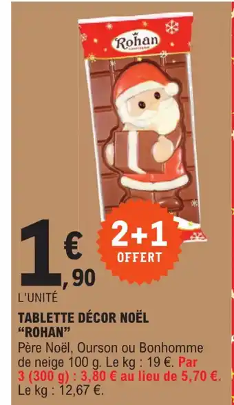 E.Leclerc Tablette décor Noël Rohan offre