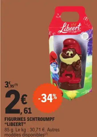 E.Leclerc Figurines Schtroumpf Libeert offre