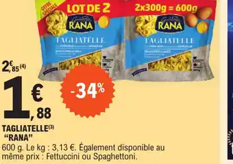 E.Leclerc Tagliatelle Rana offre