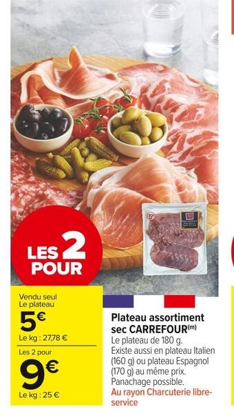 Carrefour Market Carrefour plateau assortiment sec offre