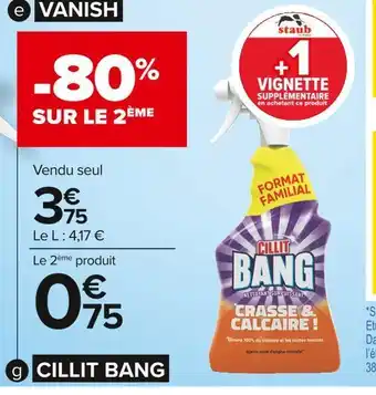 Carrefour Market Cillit bang pistolet nettoyant surpuissant offre