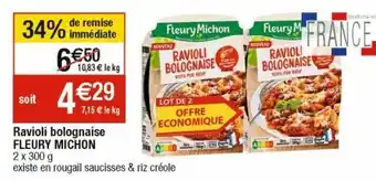 Cora x Carrefour Ravioli fleury michon offre