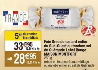 Cora x Carrefour Foie gras de canard offre