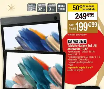 Cora x Carrefour Tablette samsung offre