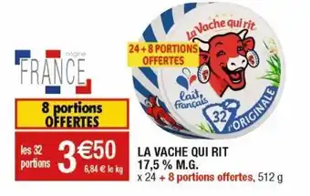Cora x Carrefour Fromage la vache qui rit offre