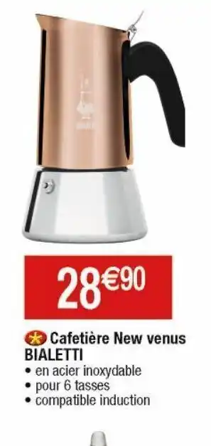 Cora x Carrefour Cafetière bialetti offre