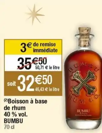 Cora x Carrefour Rhum offre