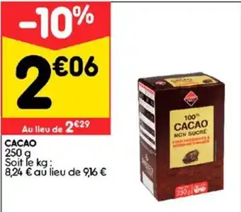 Leader Price Cacao offre