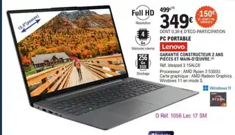 E.Leclerc PC Portable offre