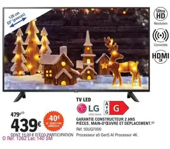 E.Leclerc TV LED LG offre