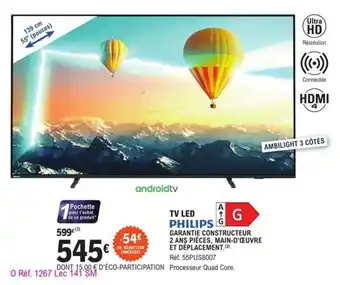 E.Leclerc TV LED Philips offre