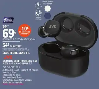 E.Leclerc Écouteurs Sans Fil offre