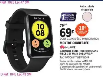 E.Leclerc Montre Connectée offre