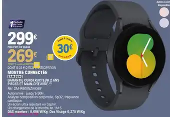 E.Leclerc Montre Connectée offre