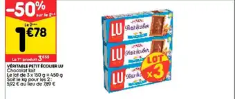 Leader Price Véritable petit Écolier lu offre