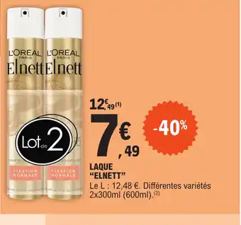 E.Leclerc Laque Elnett offre