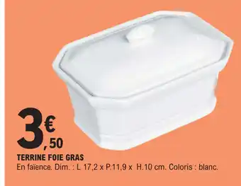 E.Leclerc Terrine Foie Gras offre
