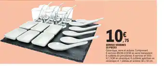 E.Leclerc Service Verrines 25 Pieces offre