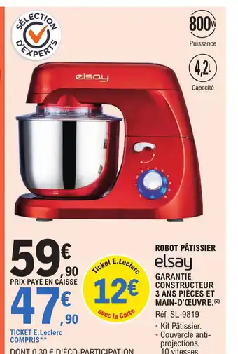E.Leclerc Robot Patissier offre