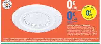 E.Leclerc Assiette Plate 25,5cm Baroque offre