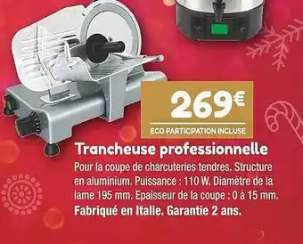 Trancheuse professionnelle