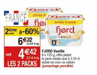 Cora x Carrefour Fjord Vanille offre