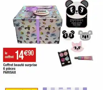 Cora x Carrefour Coffret Beauté Surprise 6 Pieces Parisax offre