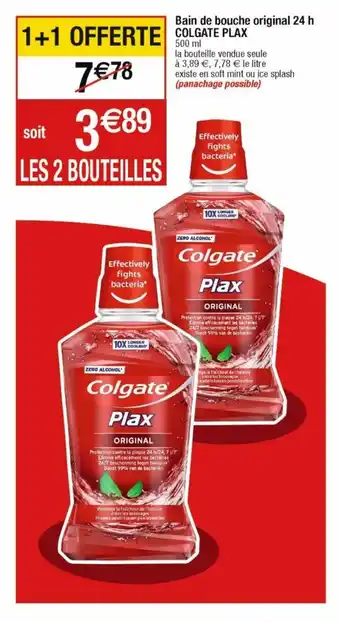 Cora x Carrefour Bain de Bouche Original 24h Colgate Plax offre
