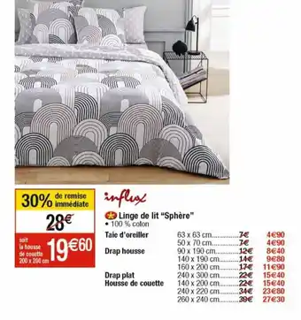 Cora x Carrefour Linge de Lit Sphère offre