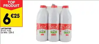 Leader Price Lait entier offre