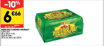 Leader Price Bière des flandres helbrau offre