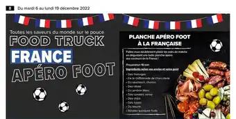 Carrefour Planche apéro foot à la française offre
