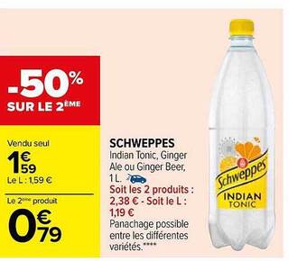 Carrefour Schweppes offre