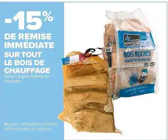 Carrefour Le bois de chauffage offre