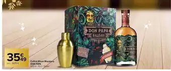 Carrefour Coffret rhum masskara don papa offre