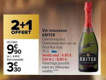 Vin mousseux kriter