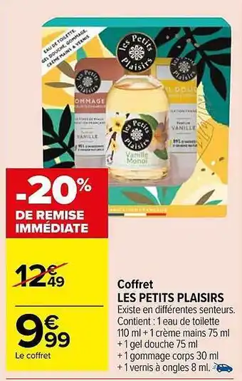 Carrefour Market Coffret les petits plaisirs offre