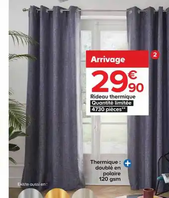 Castorama Rideau thermique offre