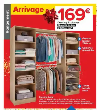 Castorama Dressing 2 colonnes qazar offre